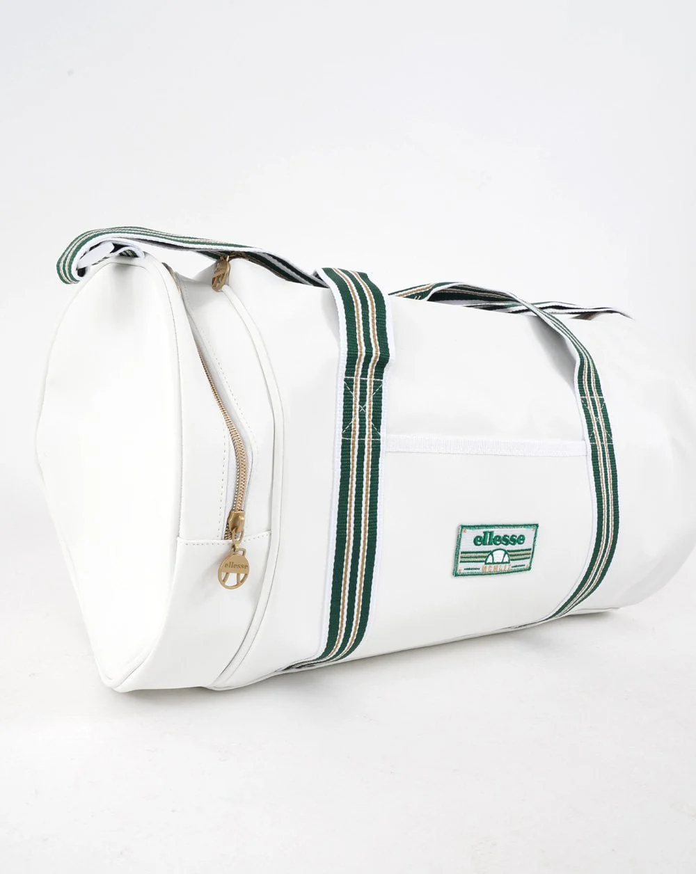 Ellesse Merlo Barrel Bag White/Green - Image 2