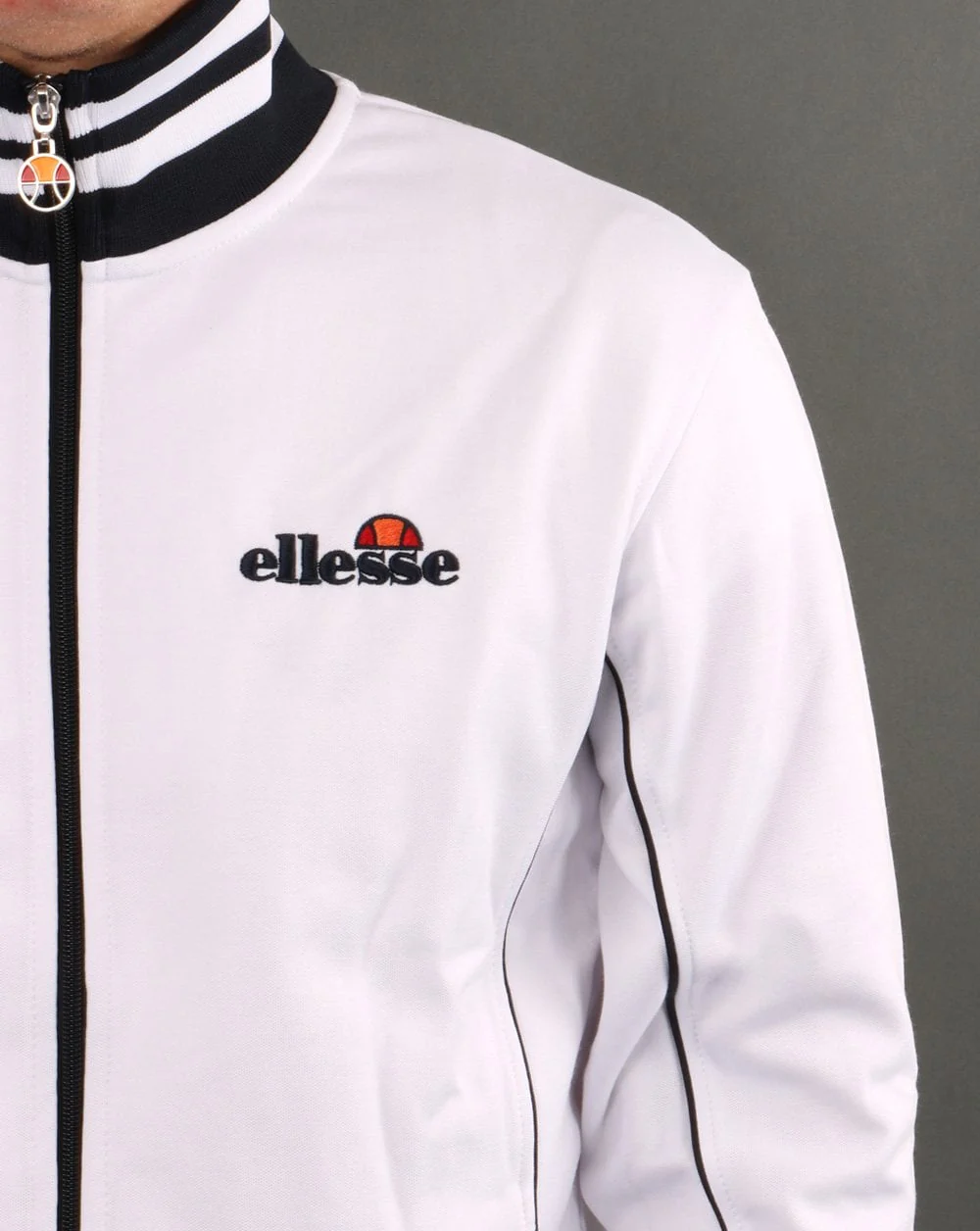 Ellesse Milano Track Top White - Image 4