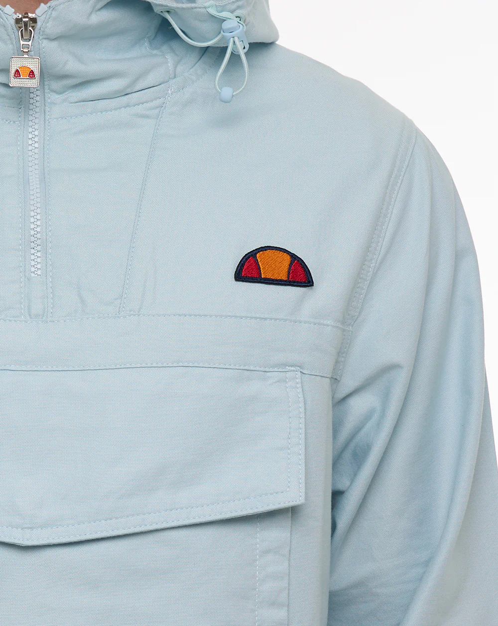 Ellesse Mont Canvas Overhead Jacket Light Blue - Image 5