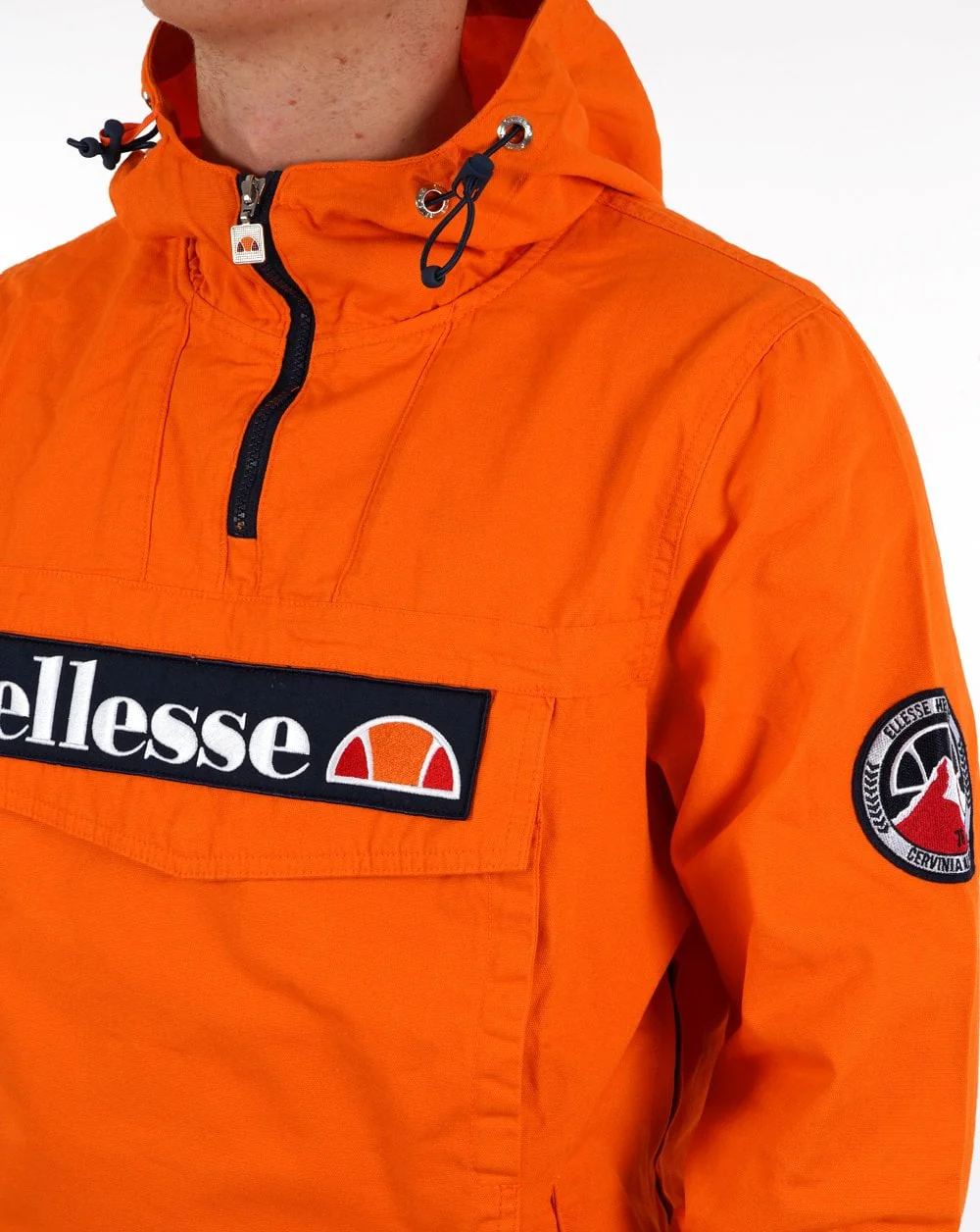 Ellesse Mont Oh Canvas Jacket Orange - Image 4