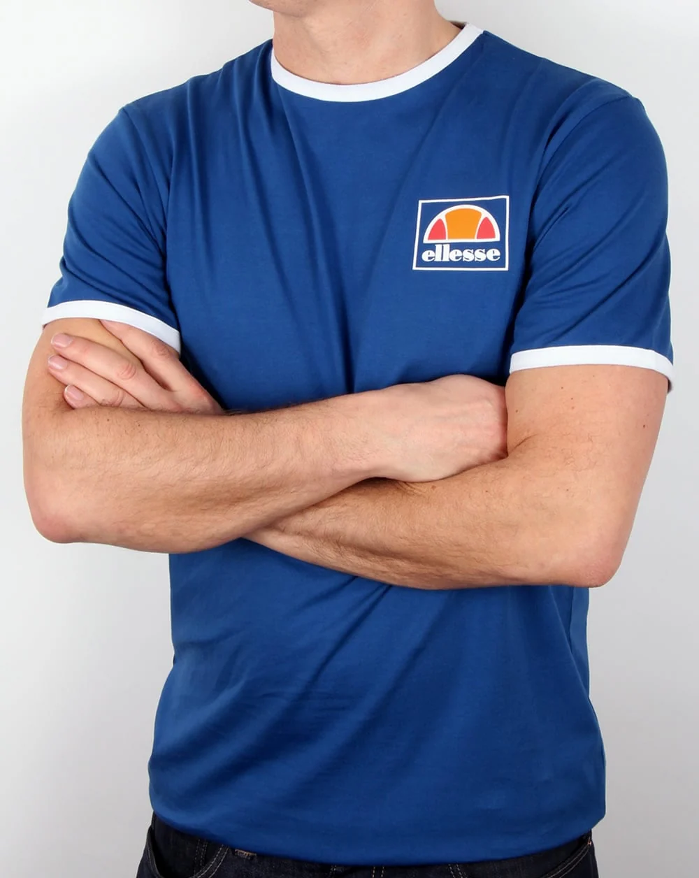 Ellesse Montefello T Shirt Royal Blue - Image 3