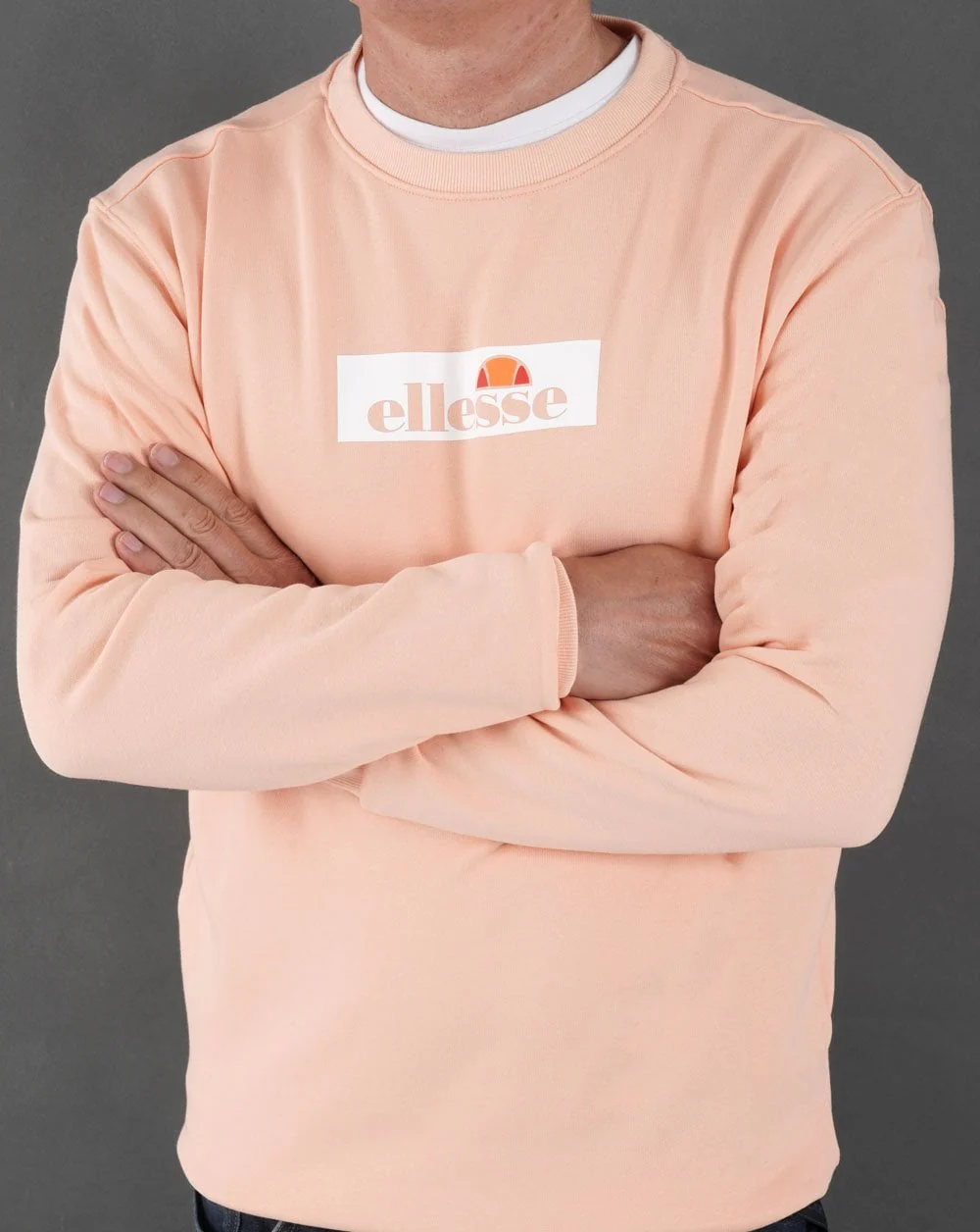 Ellesse Muyanka Sweatshirt Peach - Image 3