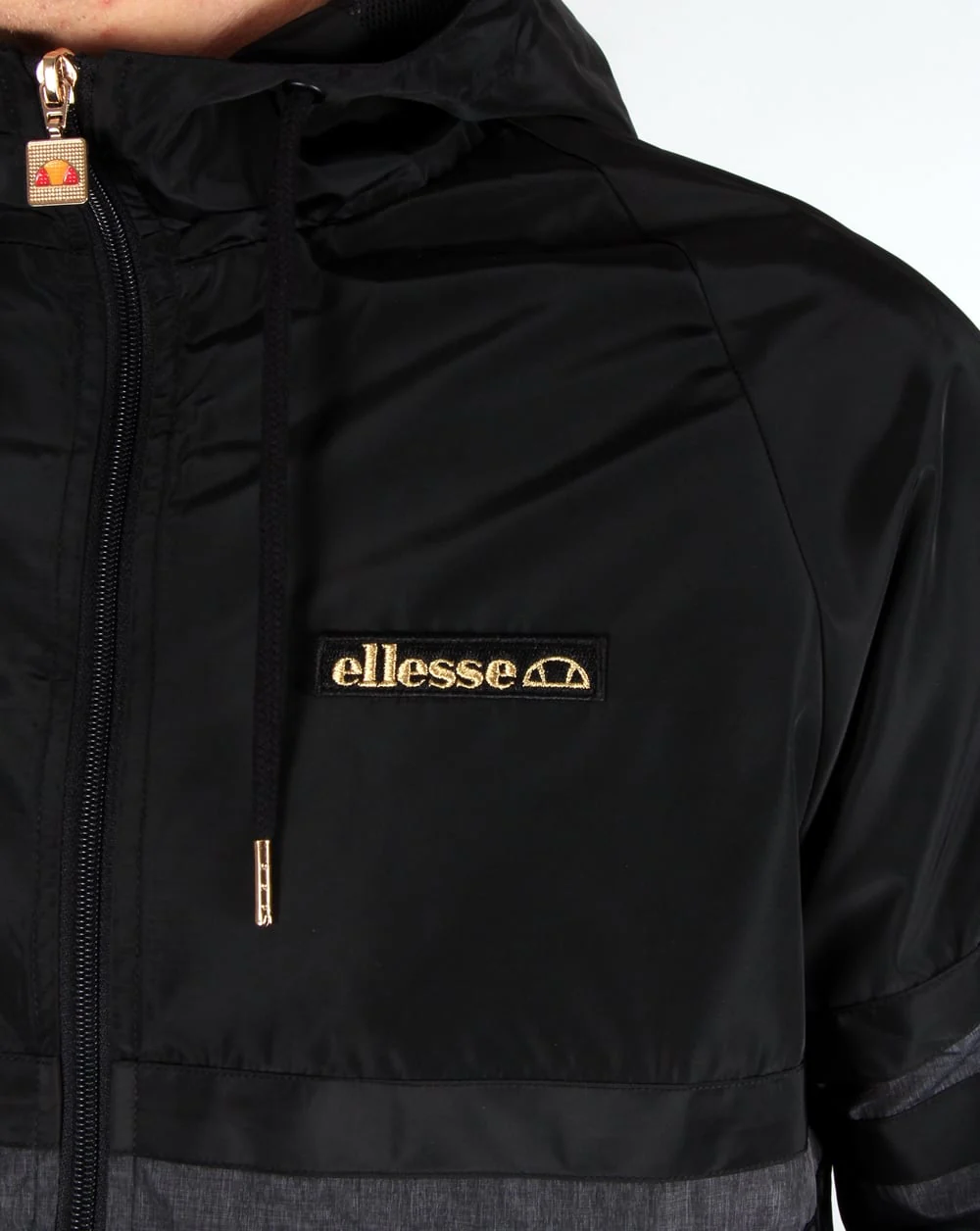 Ellesse Nazzaro Jacket Black/grey - Image 3