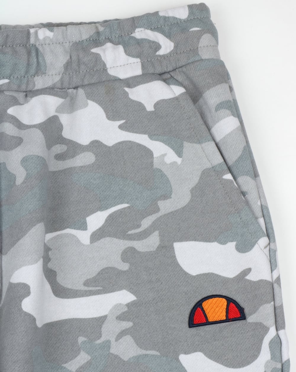 Ellesse Noli Fleece Shorts Grey Camo - Image 3