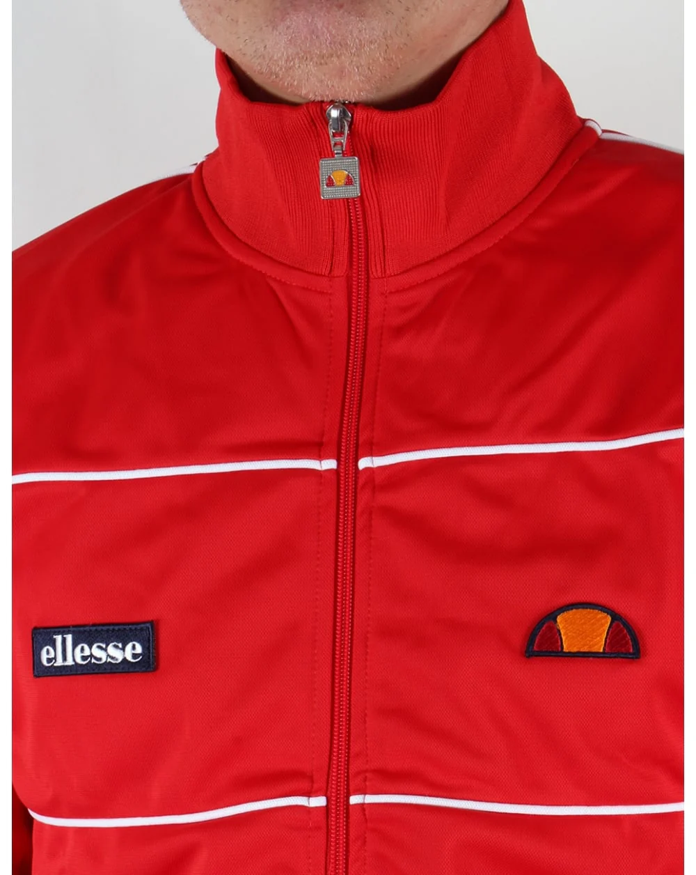 Ellesse Nusc Track Top Red - Image 2