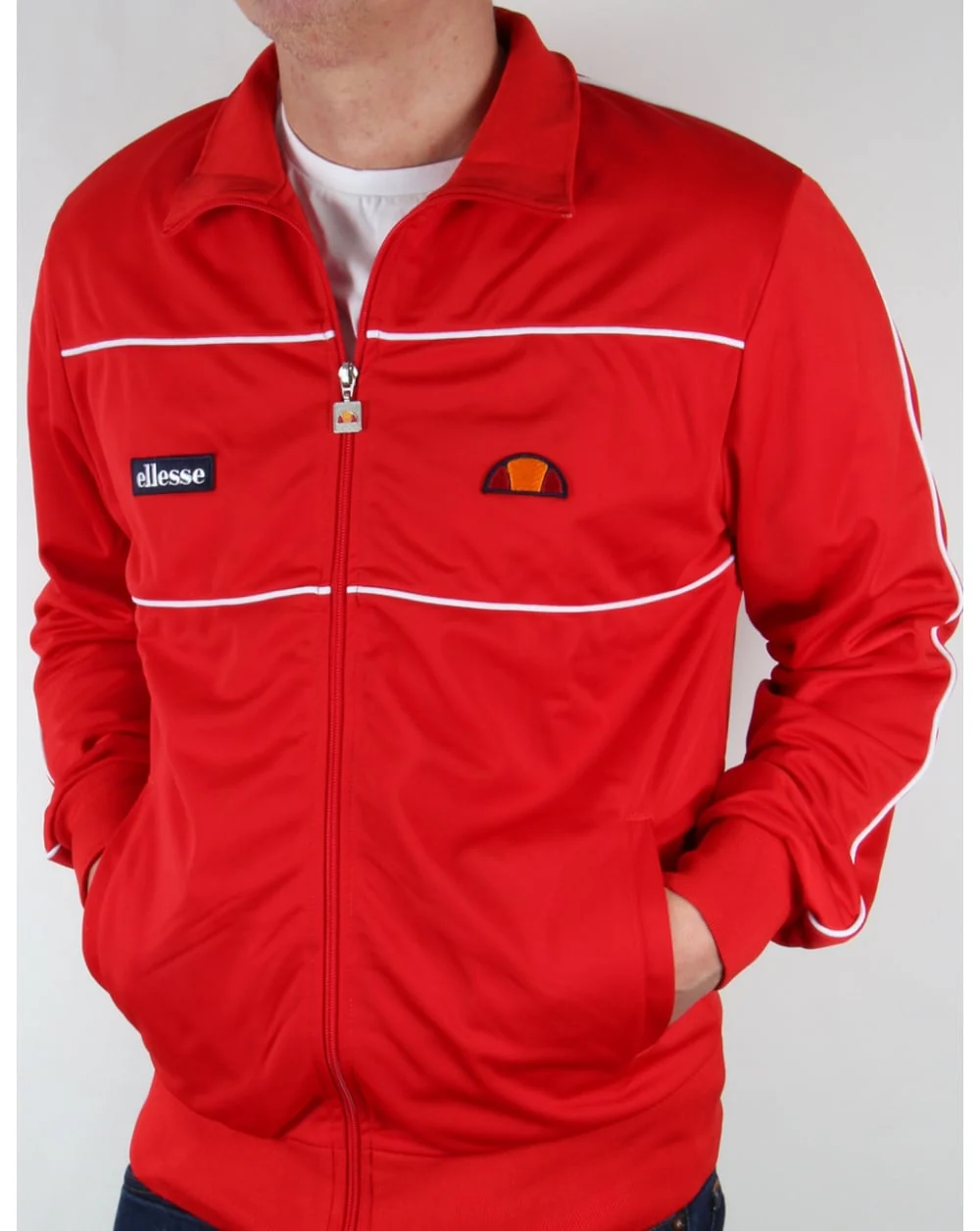 Ellesse Nusc Track Top Red - Image 4