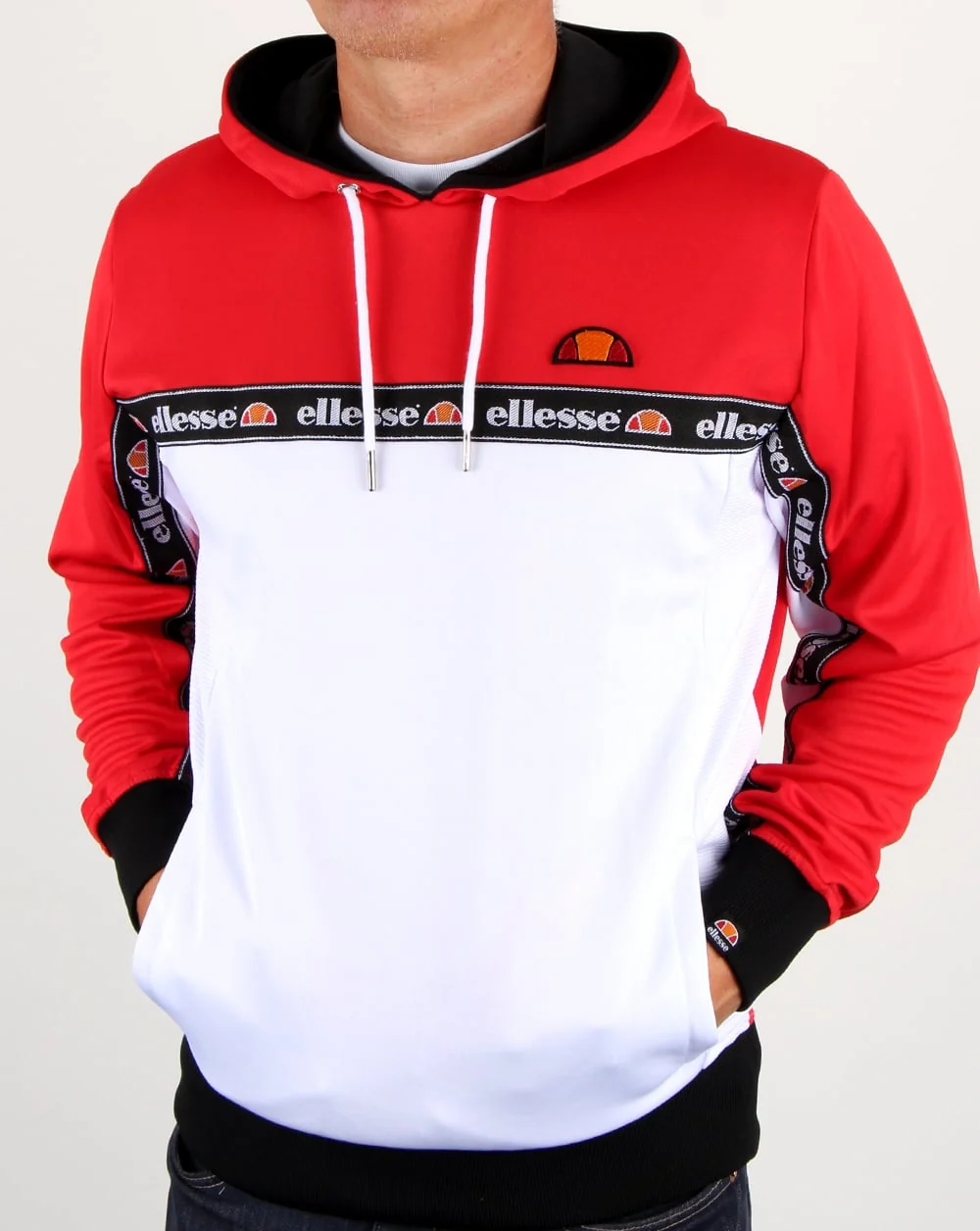 Ellesse Ottey Oh Hoody True Red/white - Image 3