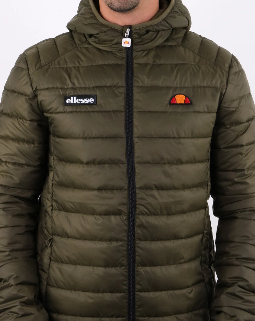 Ellesse Padded Jacket Khaki - Image 4
