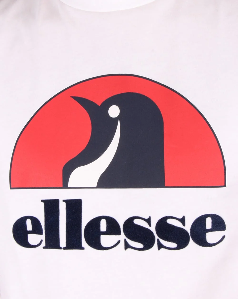 Ellesse Penguin Logo T-shirt White/red - Image 2