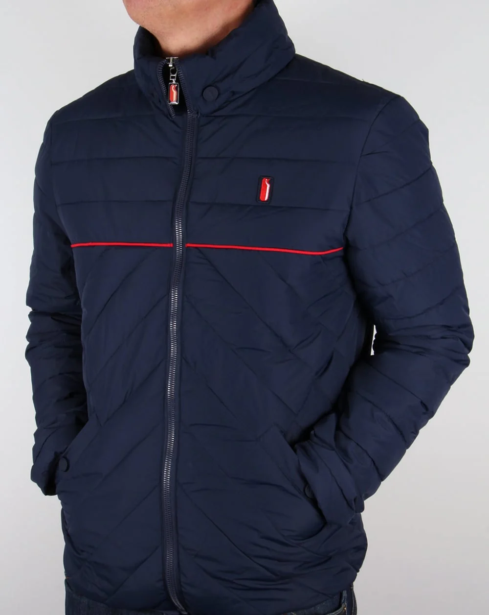 Ellesse Penguin Padded Jacket Navy - Image 3