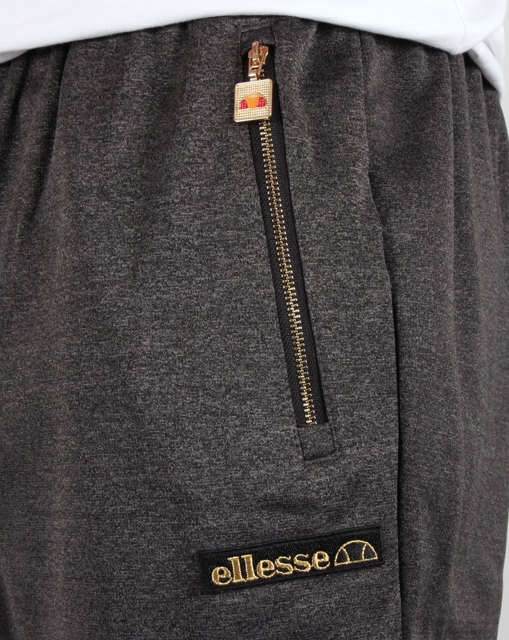 Ellesse Piccolo Track Pants Charcoal Marl - Image 2