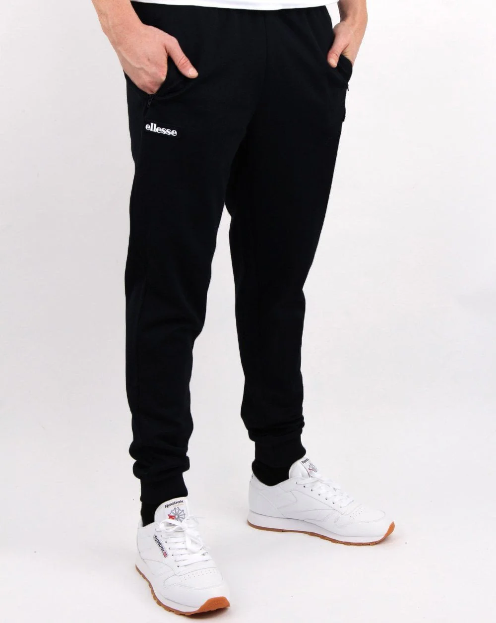 Ellesse Rimini Poly Track Pants Black - Image 4