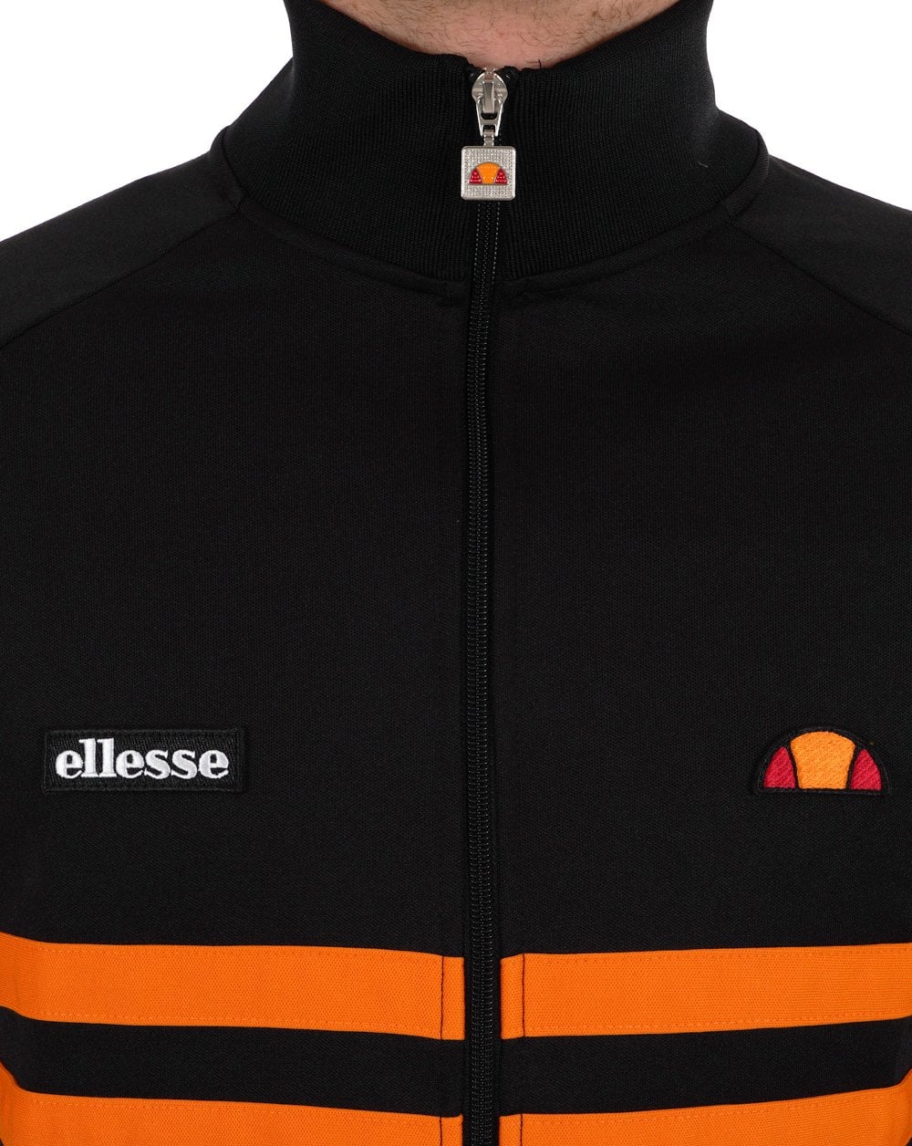 Ellesse Rimini Track Top Black/Orange - Image 2