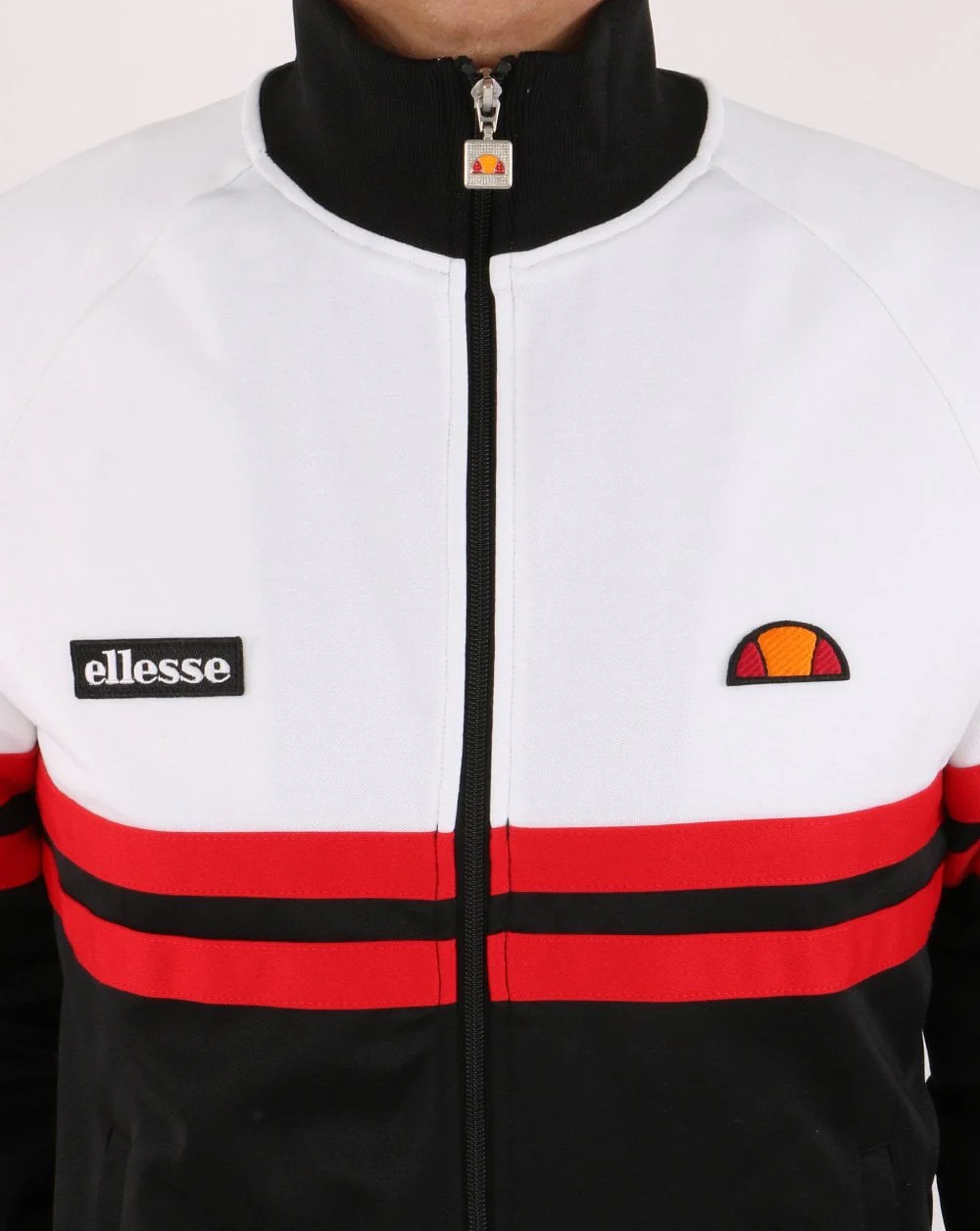 Ellesse Rimini Track Top Black/White/Red - Image 2