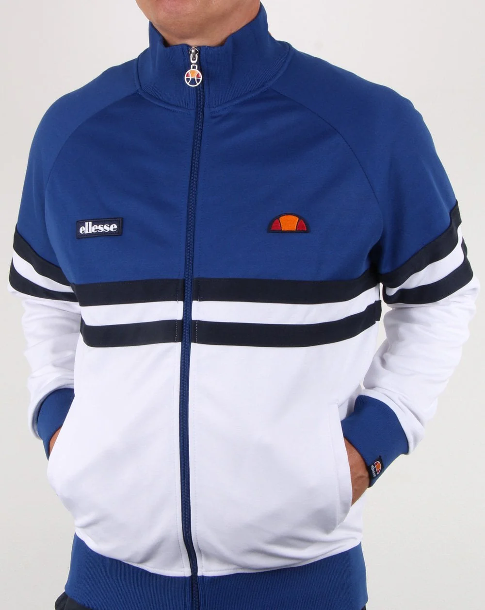 Ellesse Rimini Track Top Blue/white - Image 3