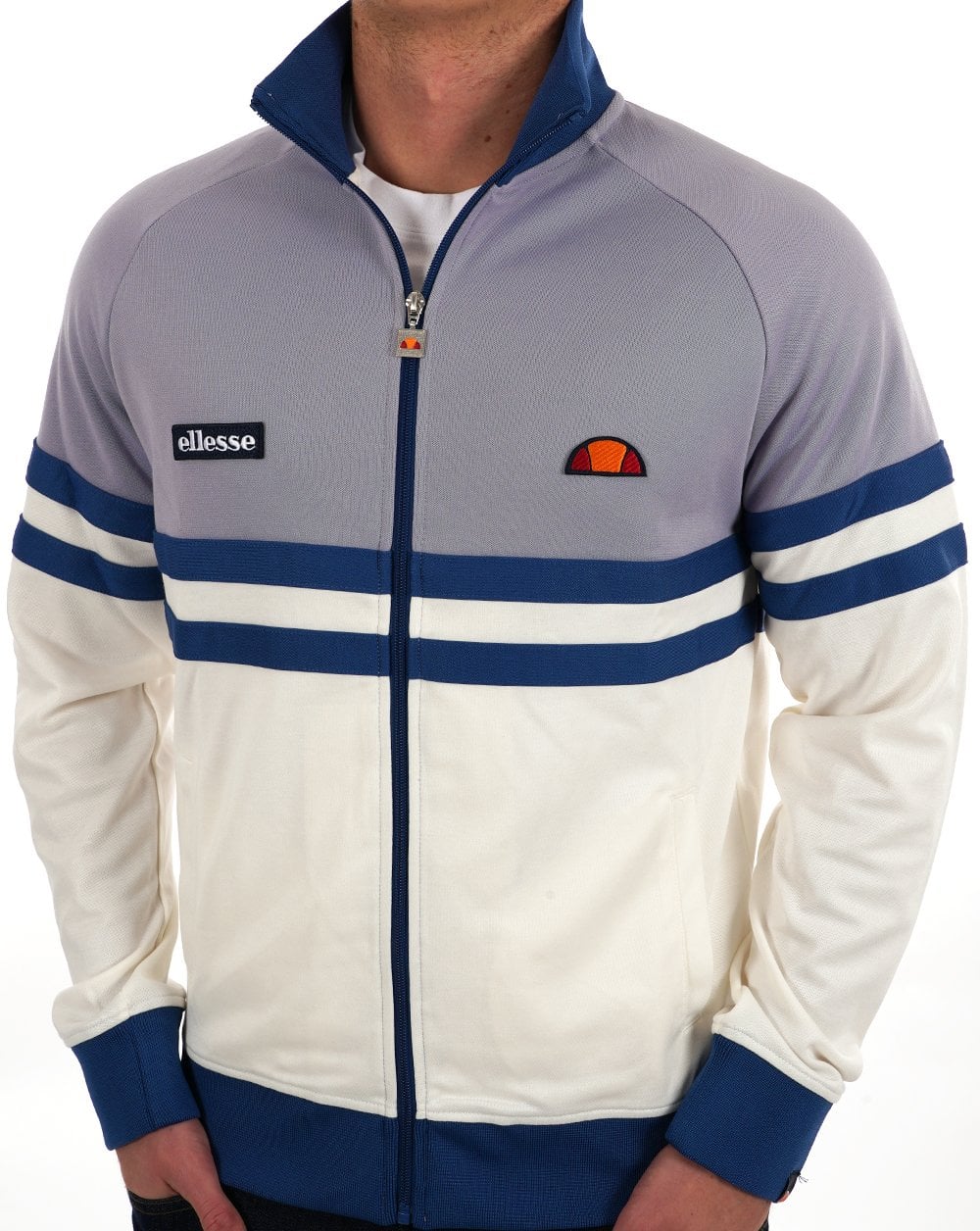 Ellesse Rimini Track Top Lavender/Off White - Image 5