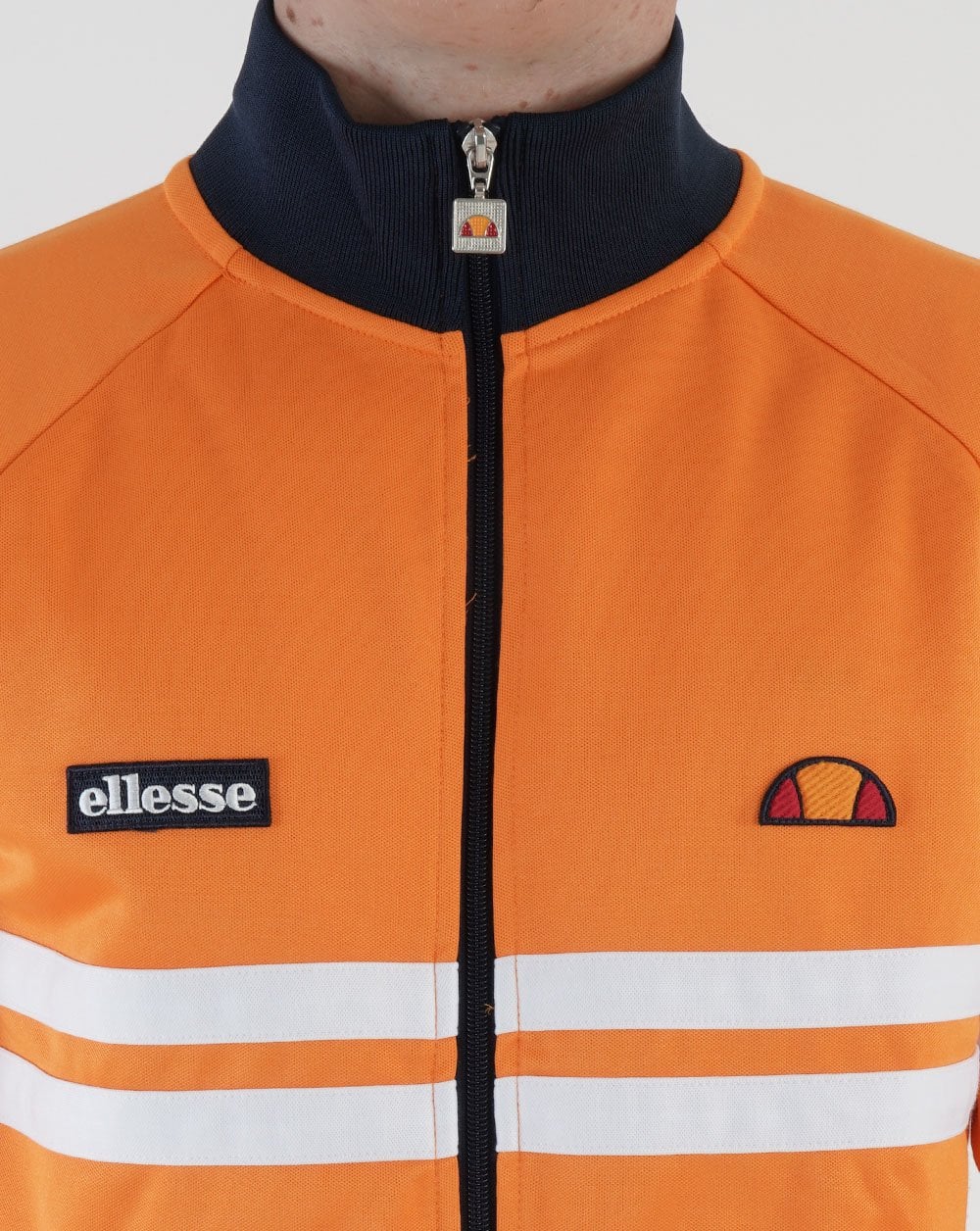 Ellesse Rimini Track Top Orange/Navy - Image 4
