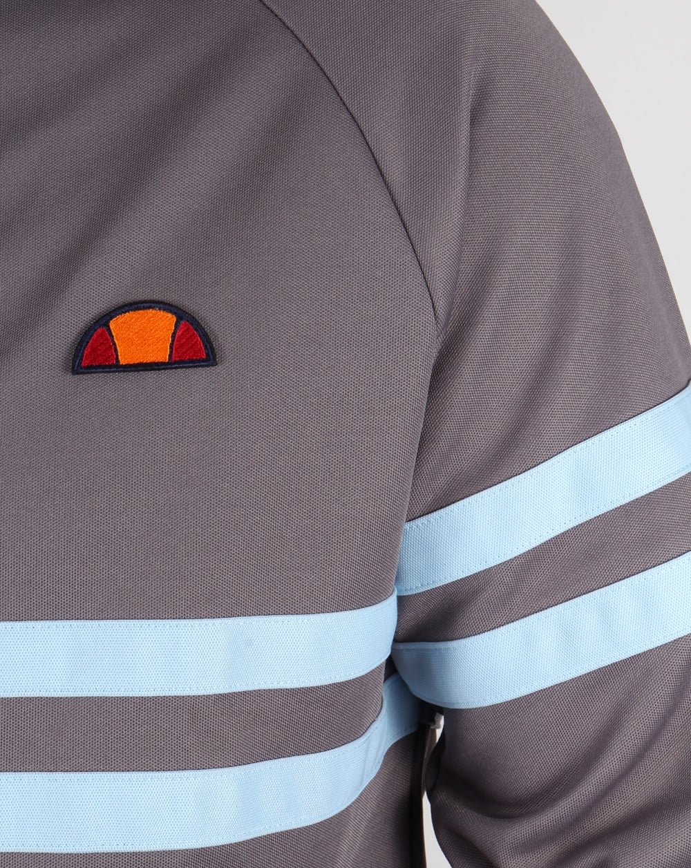 Ellesse Rimini Track Top Silver Grey and Sky - Image 3