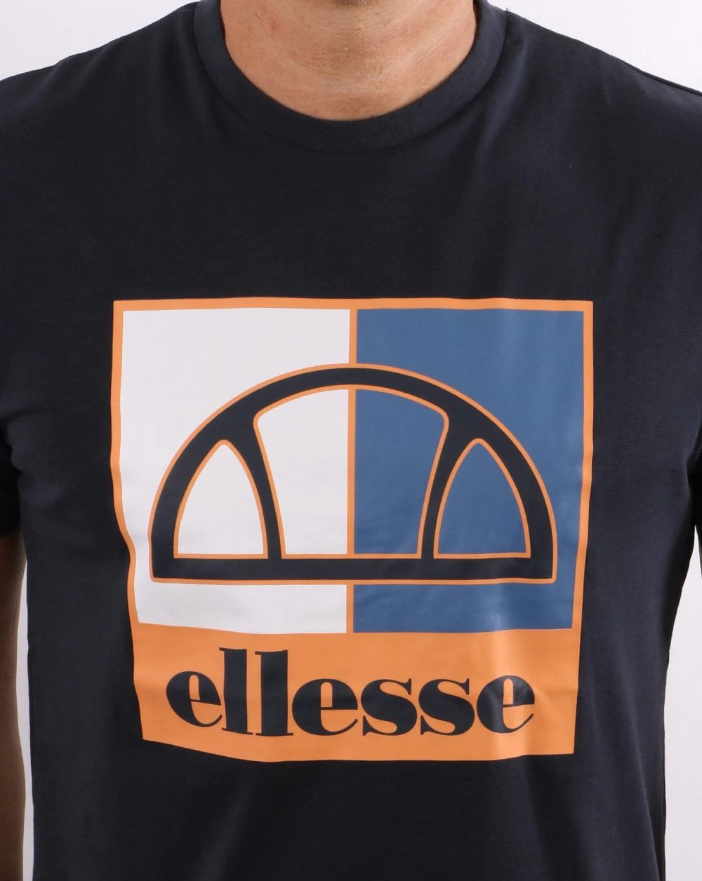 Ellesse Salus T Shirt Navy - Image 2