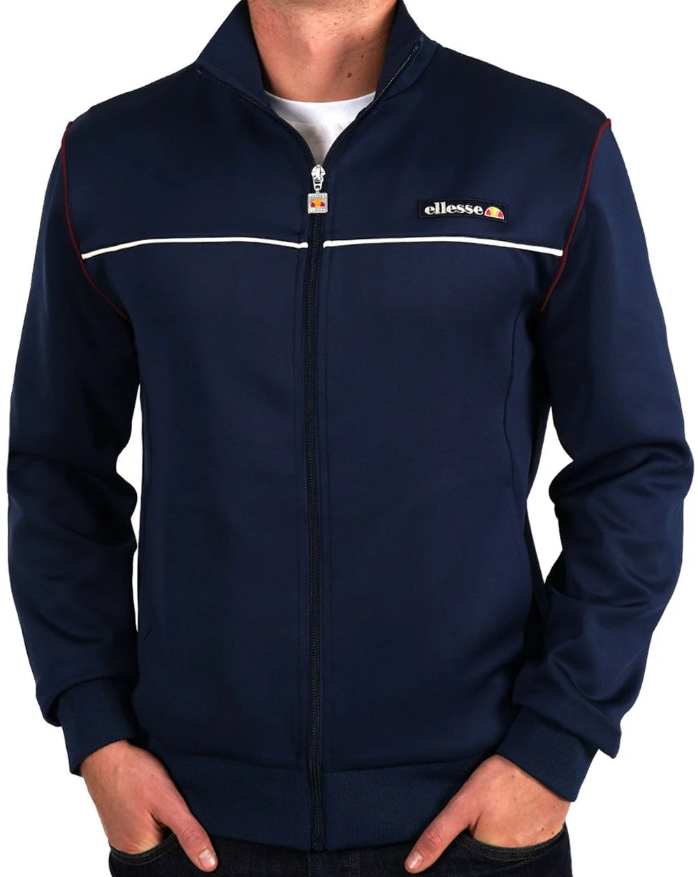 Ellesse San Marino Track Top Navy - Image 3