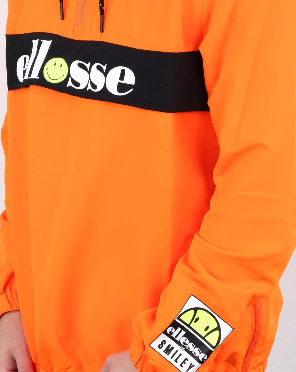 Ellesse Smiley Jacket Neon Orange - Image 4