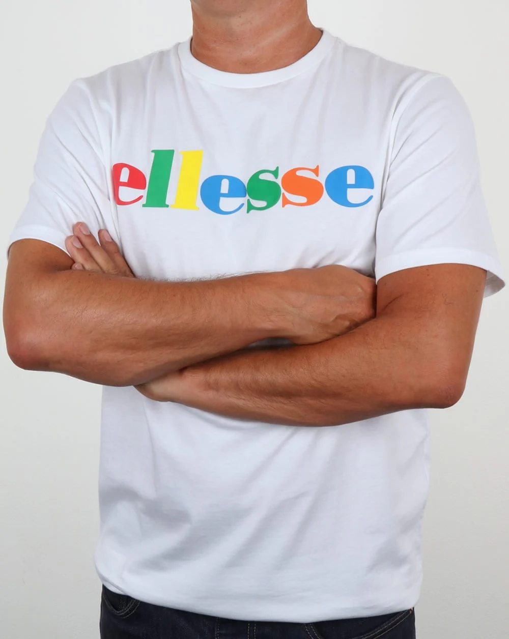 Ellesse Spectrum Logo T Shirt White - Image 3
