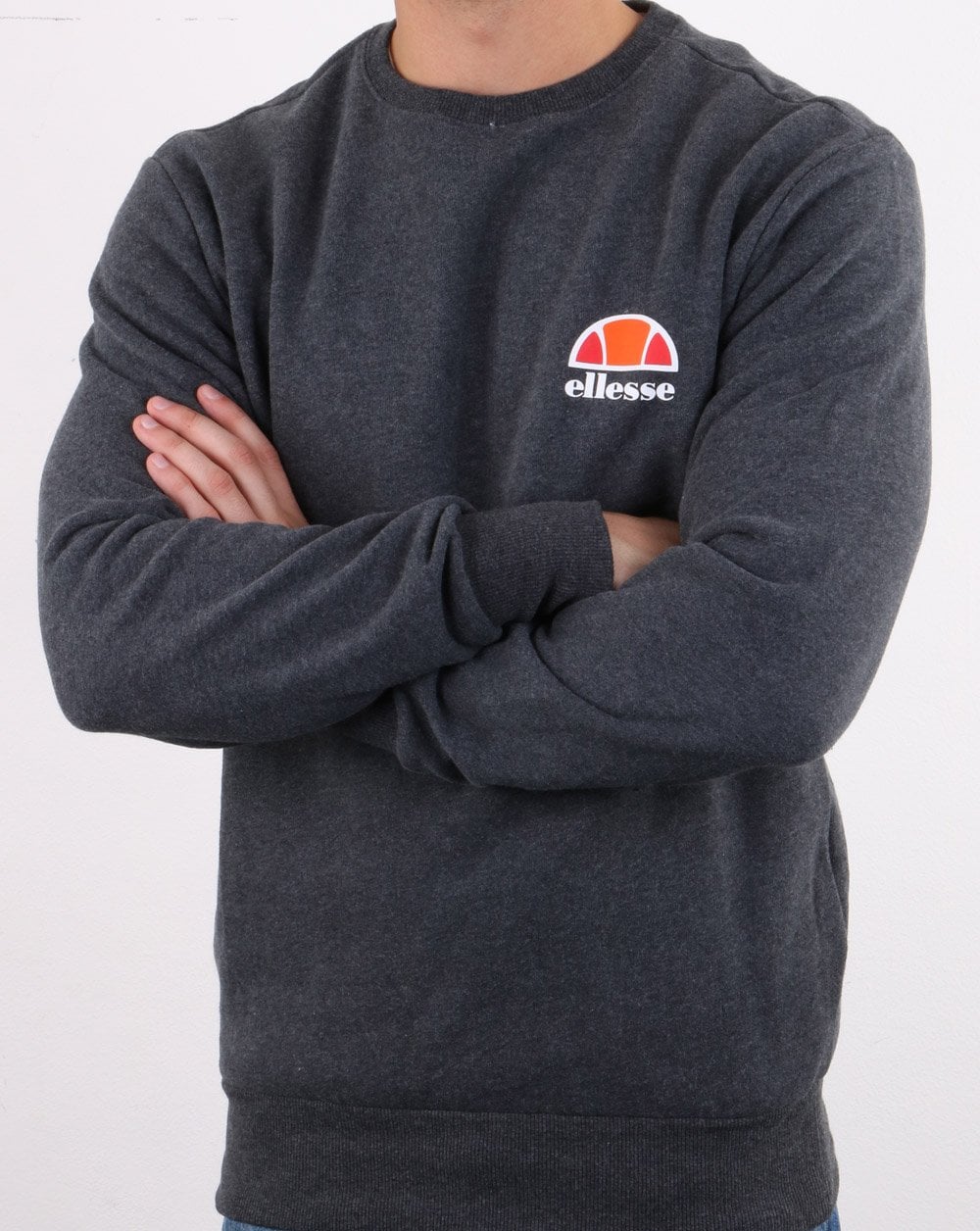 Ellesse Sweatshirt Dark Grey - Image 3