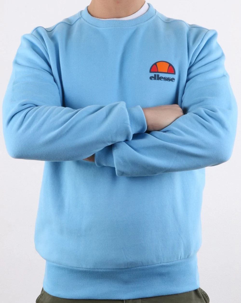 Ellesse Sweatshirt Light Blue - Image 4