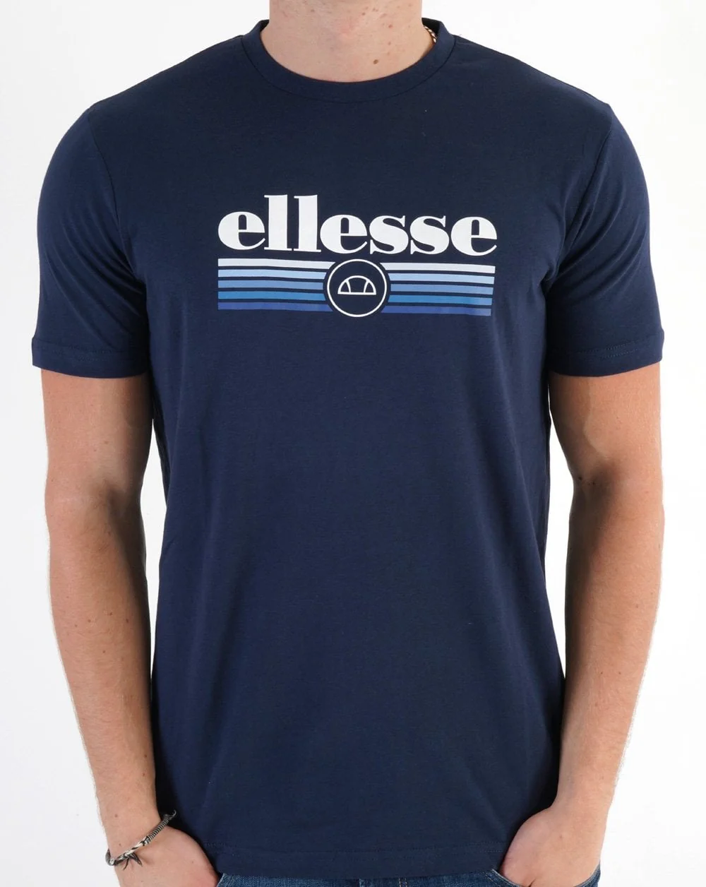 Ellesse Terracina T Shirt Navy - Image 2