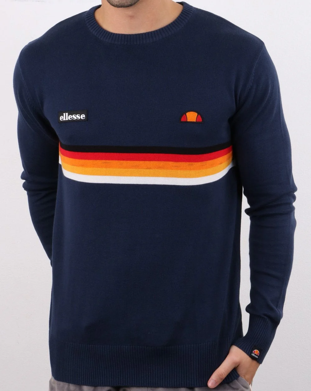 Ellesse Valmir Sweatshirt Navy - Image 2