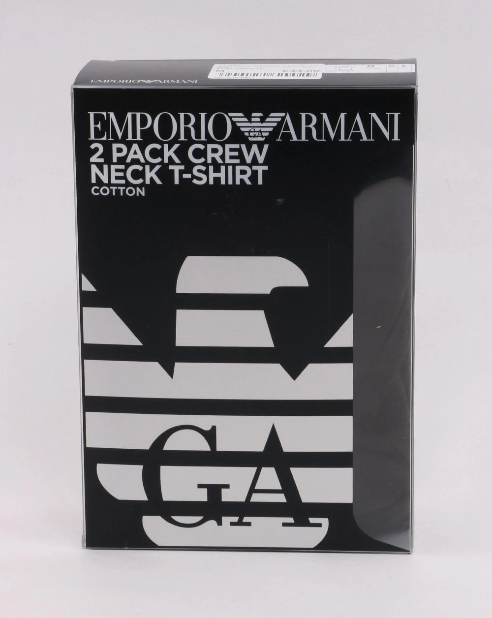 Emporio Armani 2 Pack T Shirts Black/white - Image 4