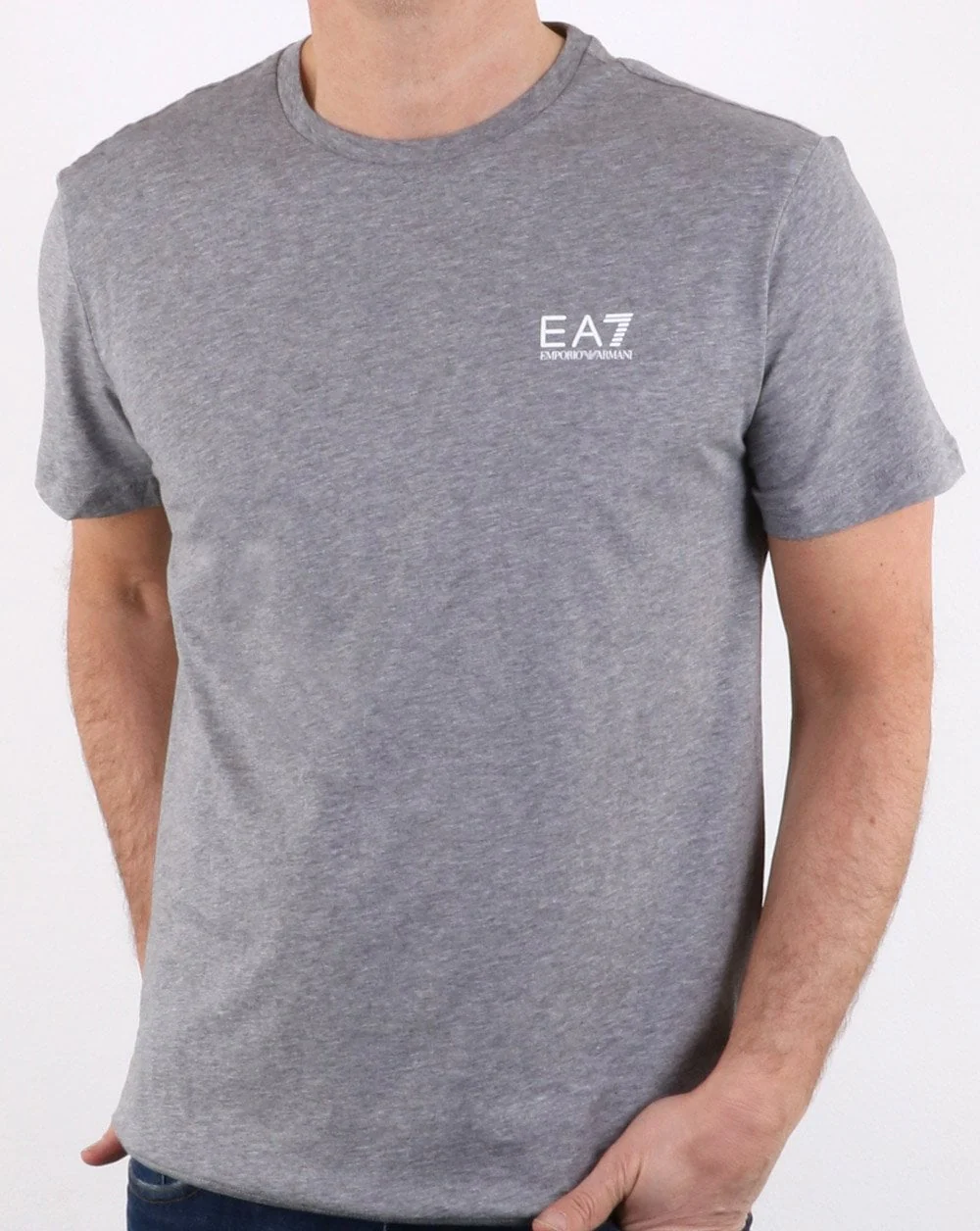 Emporio Armani EA7 Core Tee Light Grey Marl