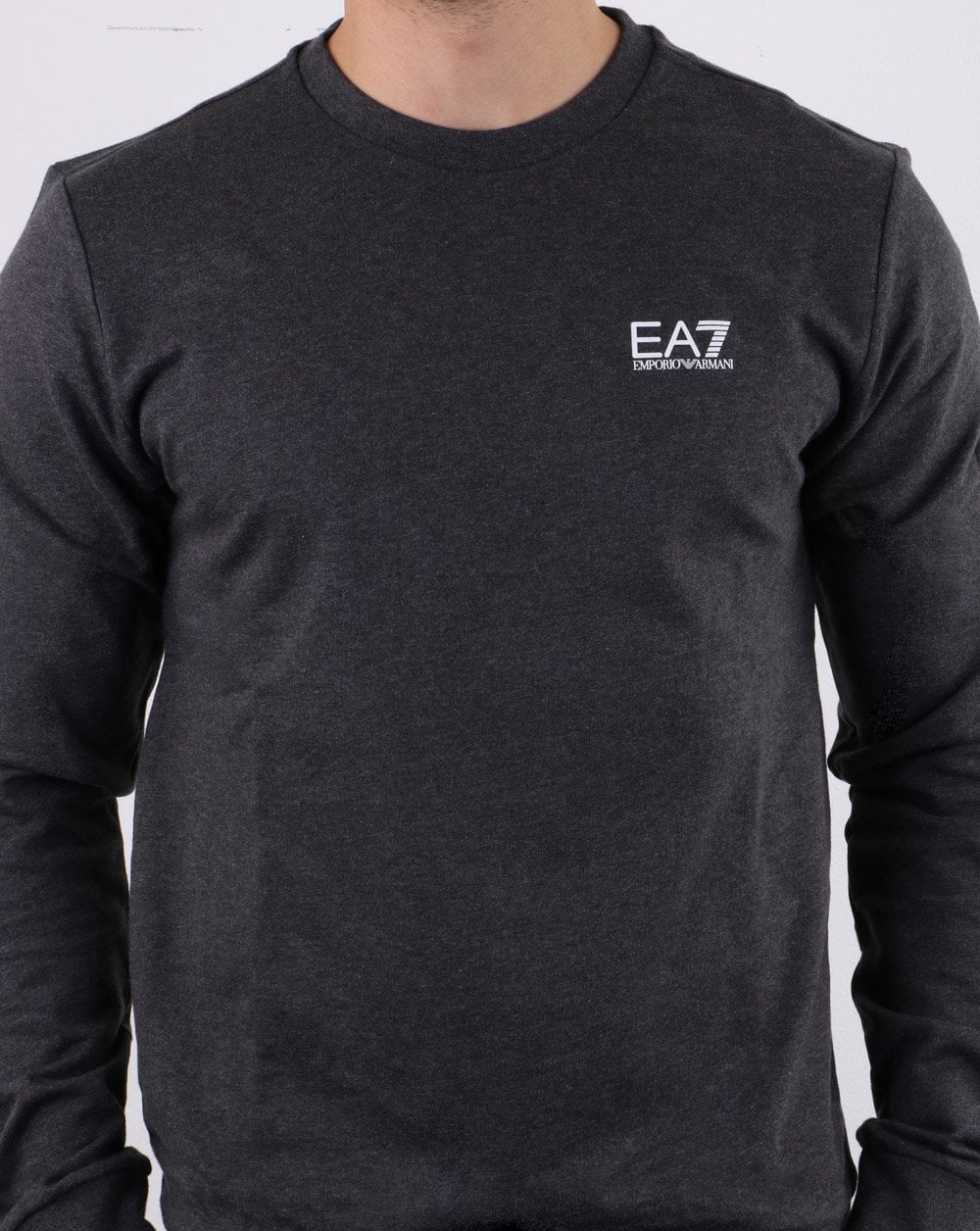 Emporio Armani EA7 Sweatshirt Dark Grey - Image 4