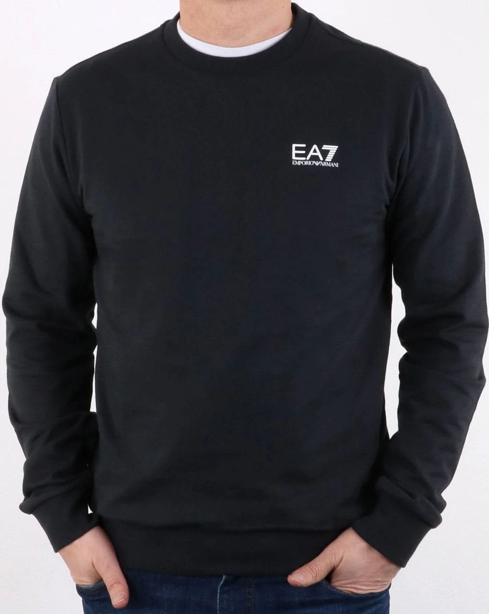 Emporio Armani EA7 Sweatshirt Navy - Image 2