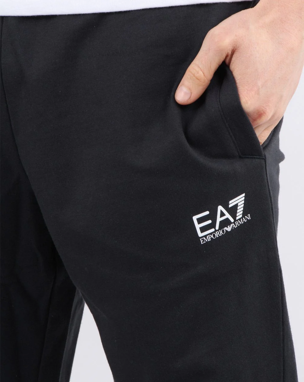 Emporio Armani EA7 Track Pants Black - Image 2