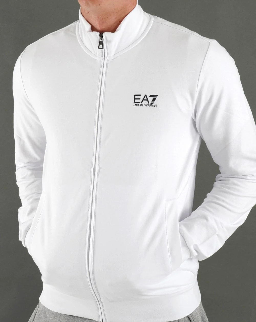 Emporio Armani EA7 Track Top Track Top White - Image 2