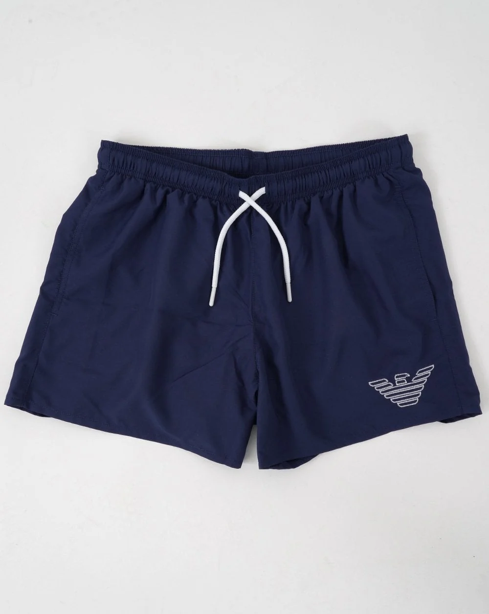 Emporio Armani Eagle Swim Shorts Blue