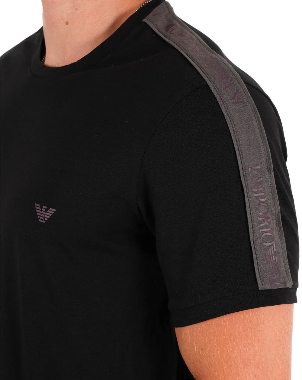 Emporio Armani Taping Loungewear T-shirt Black - Image 2