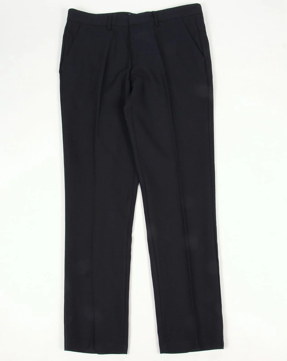 Farah 80s Classic Hopsack Trousers Navy - Image 3