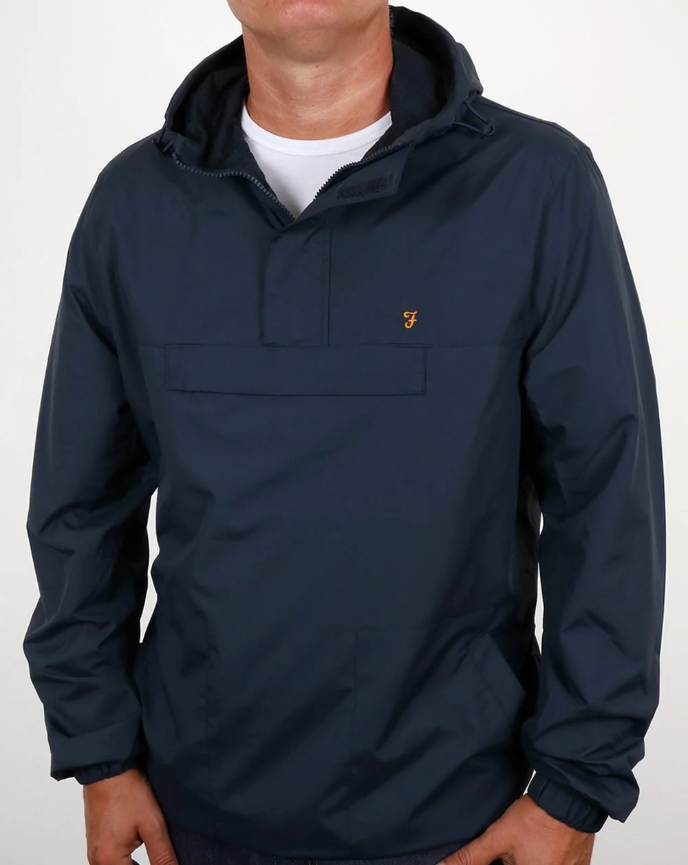 Farah Clydesdale Overhead Jacket Navy - Image 2