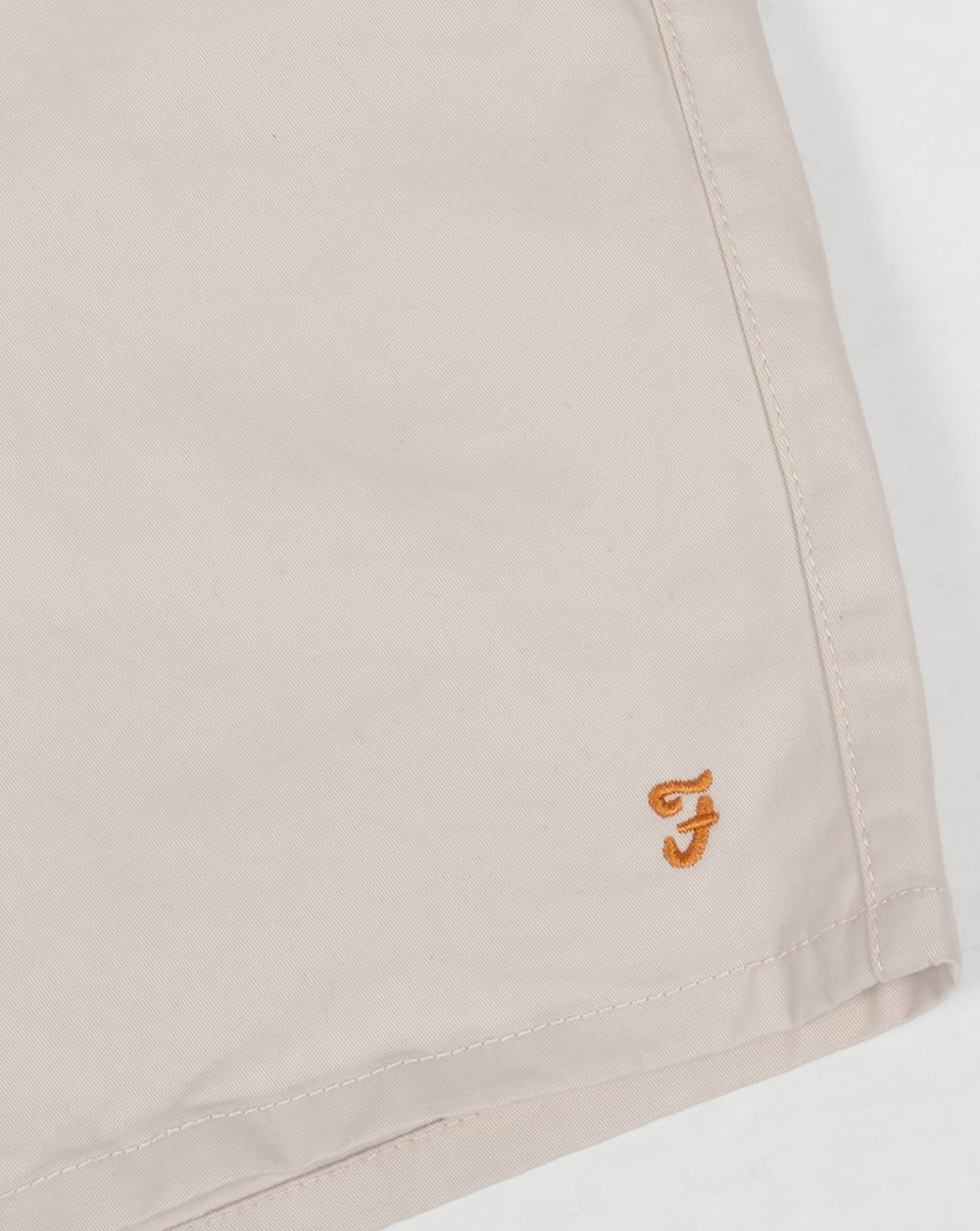 Farah Hawk Chino Twill Shorts Pebble - Image 3