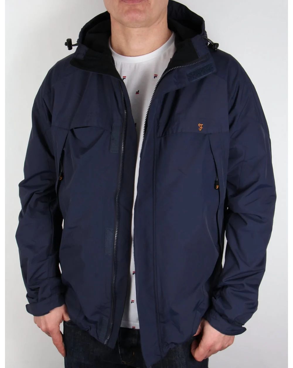 Farah Laneham Jacket Navy - Image 3