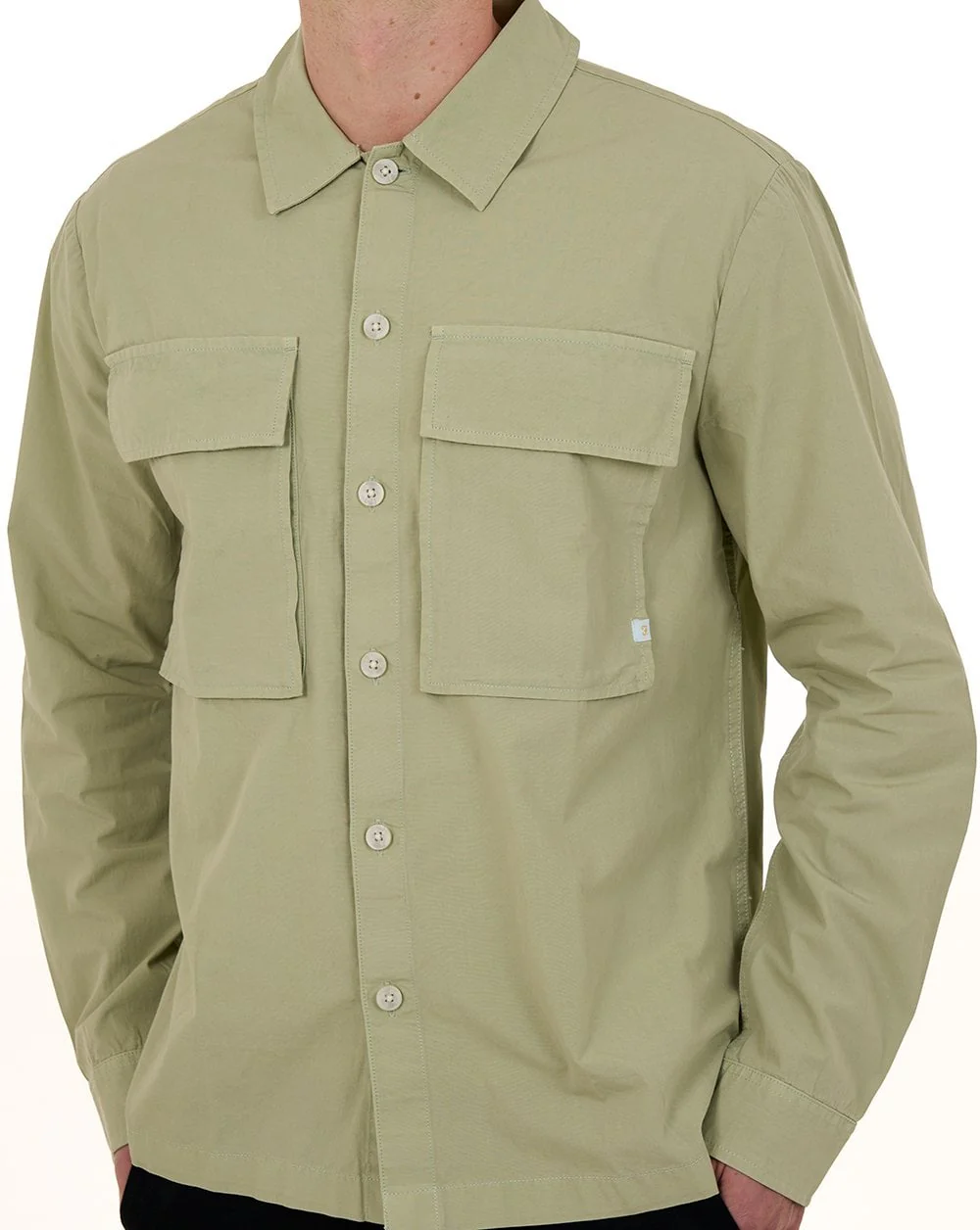 Farah Ralph Overshirt Green Shade - Image 2