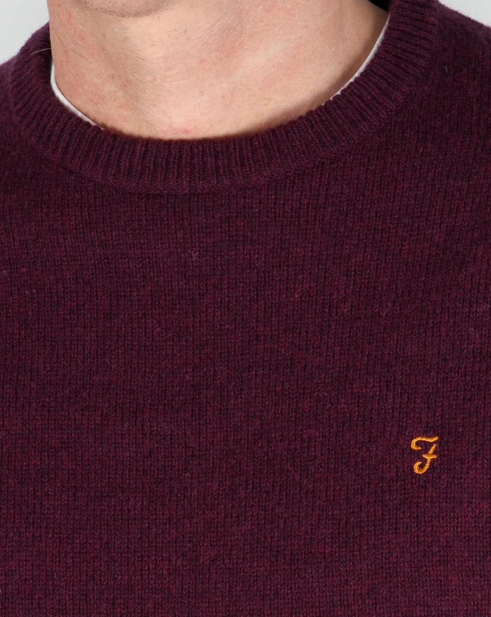 Farah Rosecroft Jumper Bordeaux - Image 2