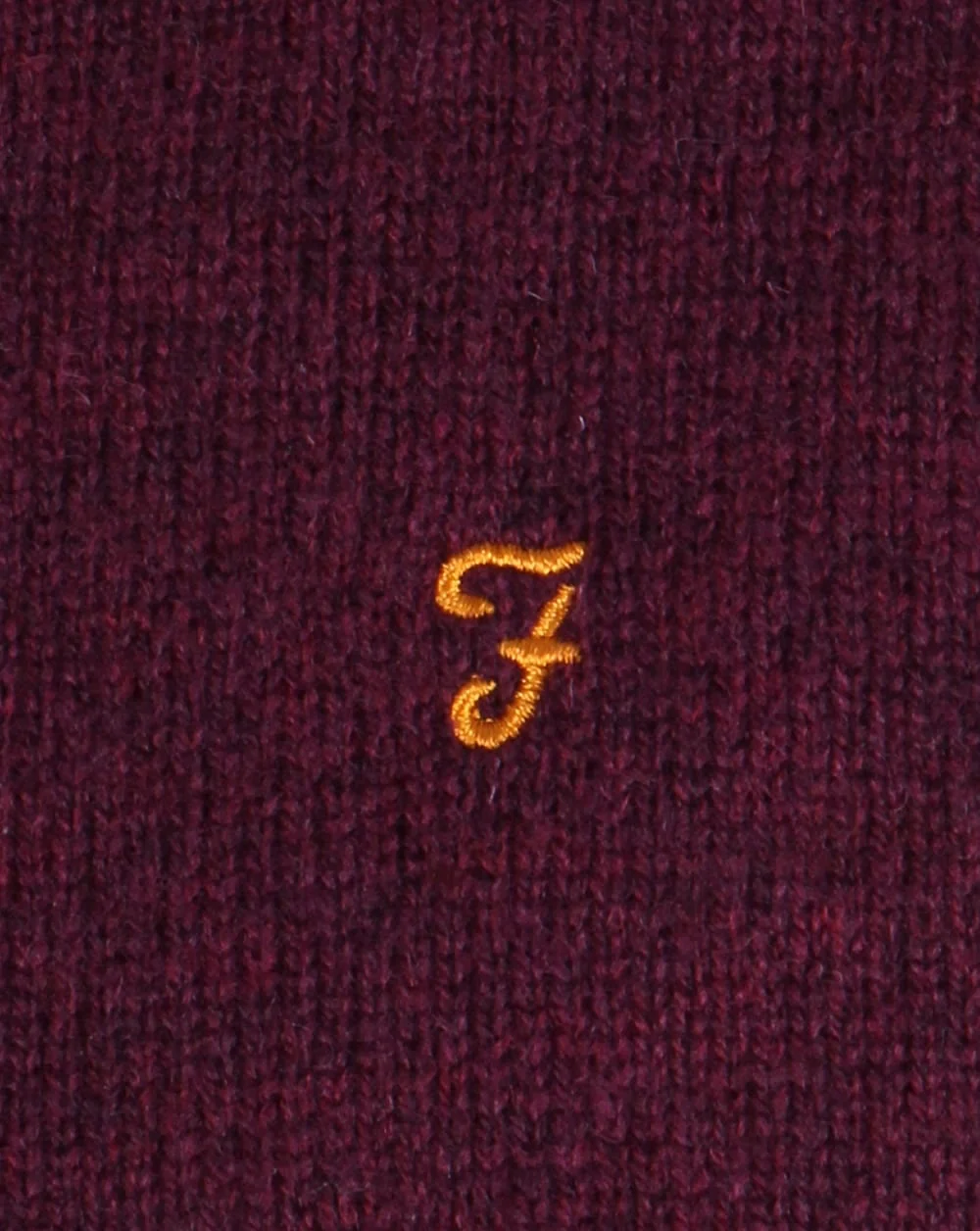 Farah Rosecroft Jumper Bordeaux - Image 3