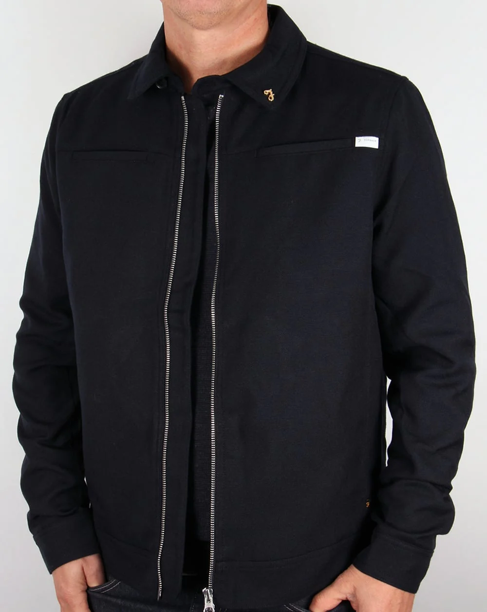 Farah Wardour Jacket Navy - Image 2