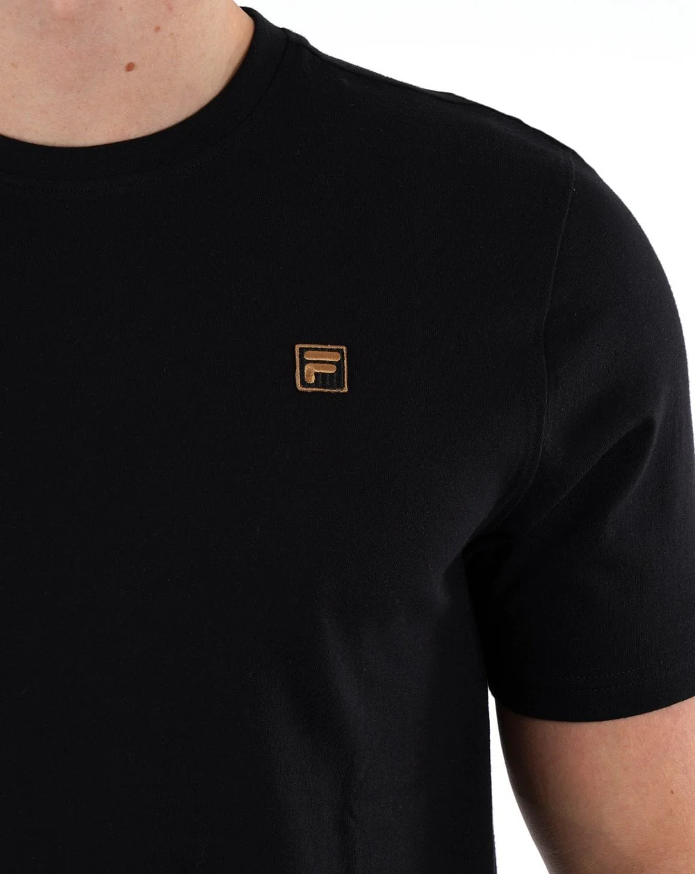 Fila Gold Gully T Shirt Black - Image 2