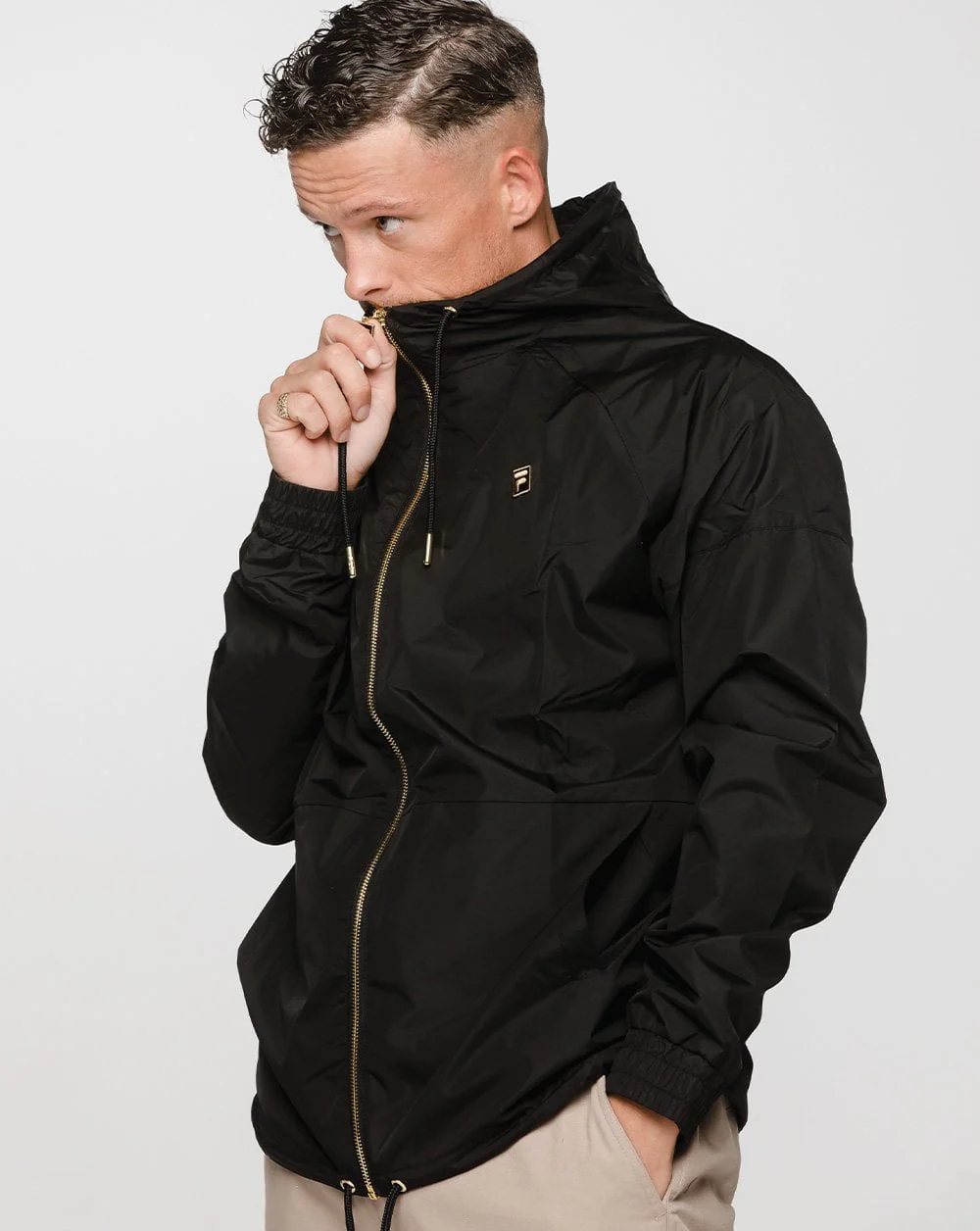 Fila Gold Omar Jacket Black - Image 2