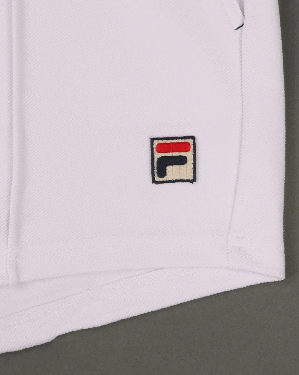 Fila Vintage Botazzi Shorts White/Navy - Image 2
