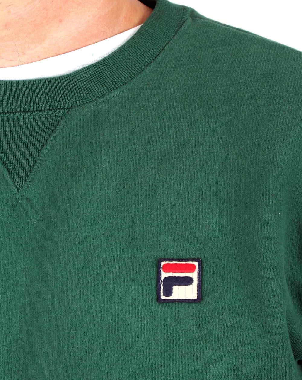 Fila Vintage Brixen Sweatshirt Forest Green - Image 2